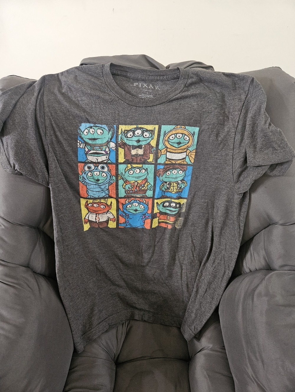 Gray Alien Graphic Tee